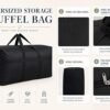 71ZoLf00oQL._AC_SX679_e3bd6db0-2e34-4fd0-aa46-b70036427c88.jpg YiKitHom Extra Large Storage Duffle Bag for Travel, Orange Oversized Giant Big Traveling Duffle Bag