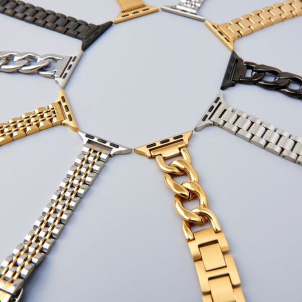 Set_of_stainless_steel_apple_watch_band_silver_gold_black_ensemble_bracelet_montre_intelligente_acier_inoxydable_argent_or_noir_MIAJWL_c391a622-2924-4c9c-a065-9da197fd869c.jpg Marina - Apple Watch Band